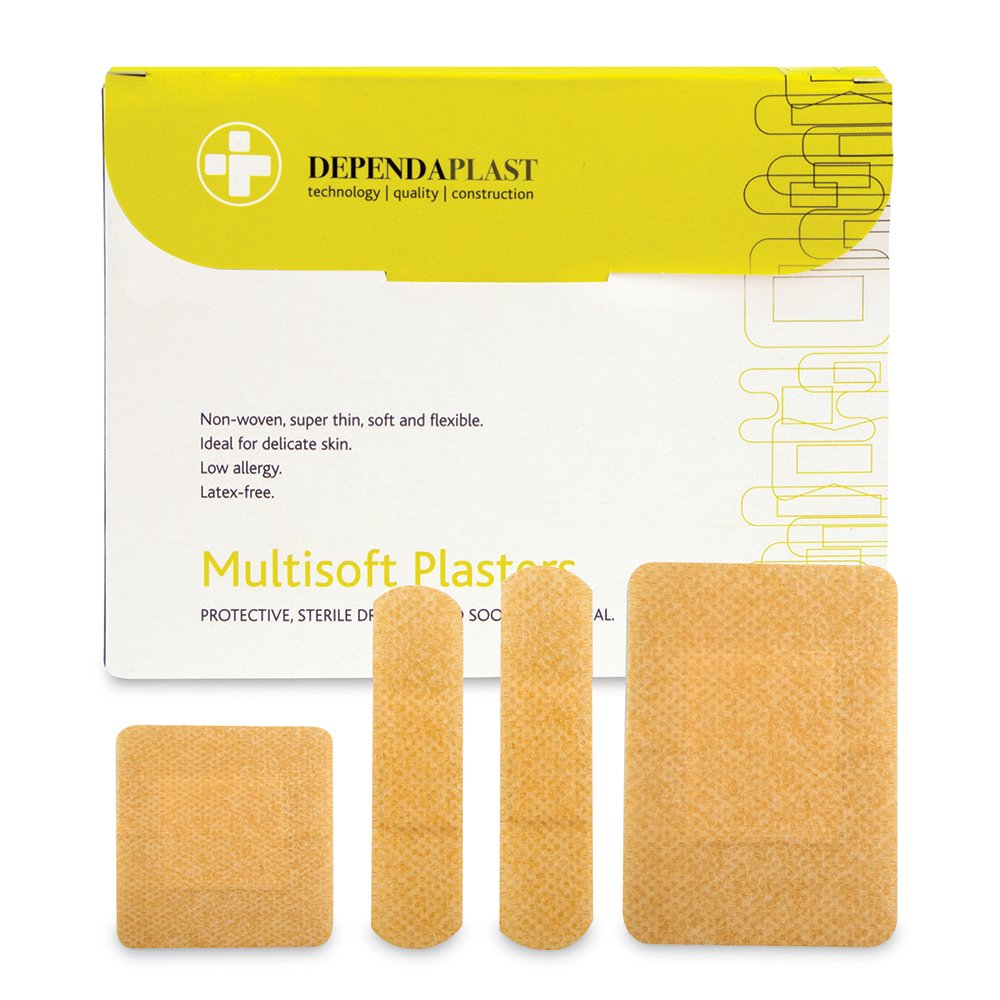 Dependaplast REL526 Multisoft Plaster, Assorted (Pack of 100)