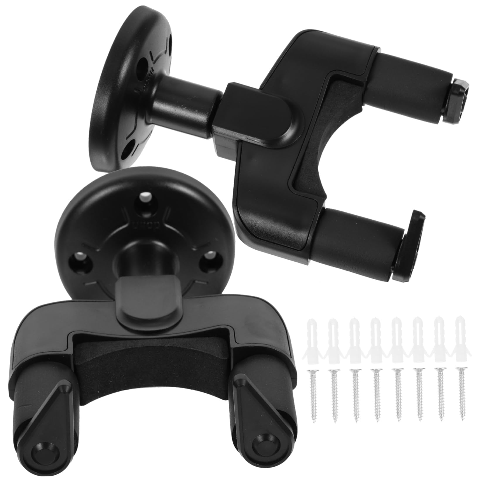 FAVOMOTO Multi-use Ukulele Hangers Violin Wall Mount Guitar Rack Bracket Easy Installation Save Space for Instruments