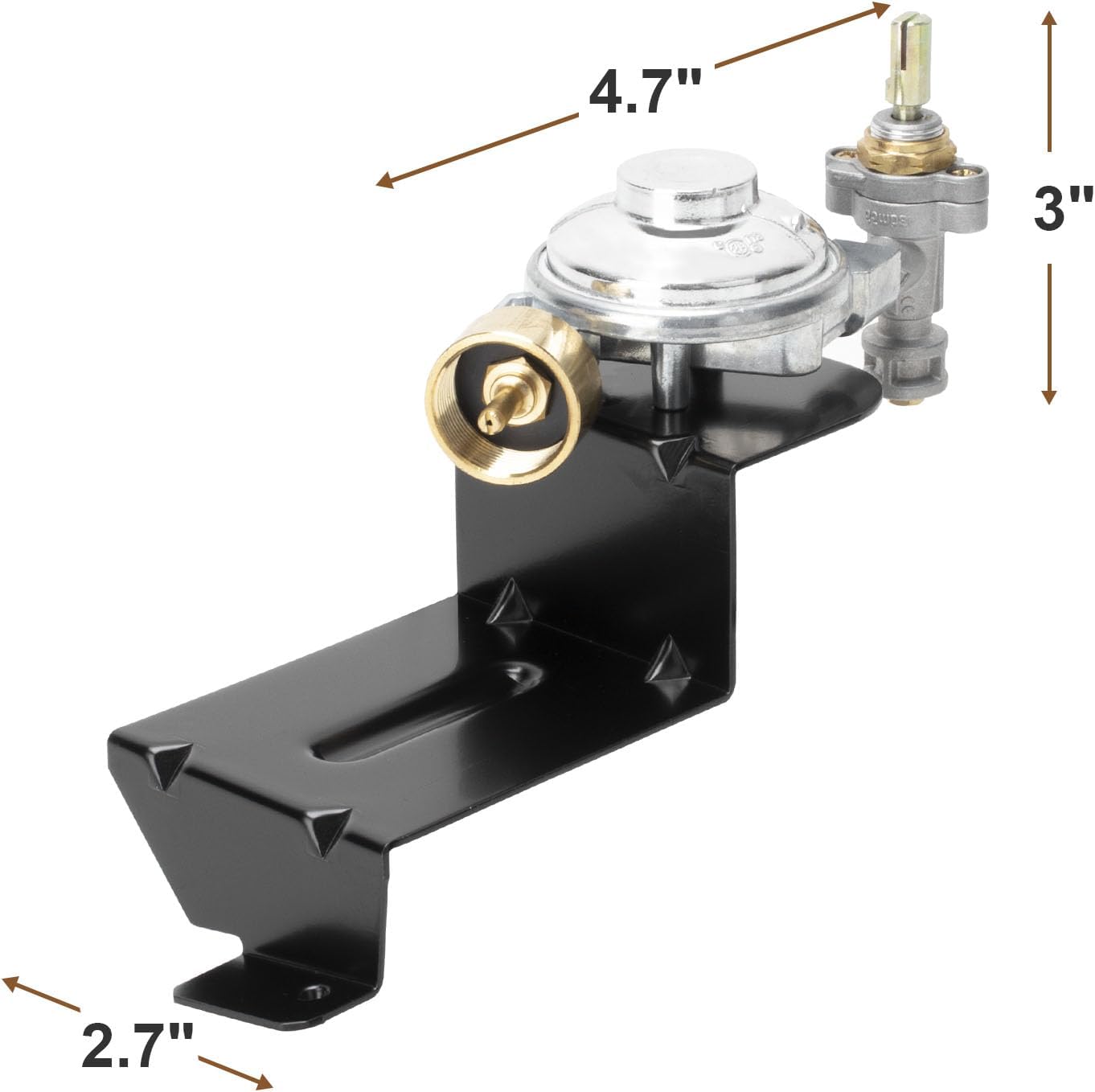 64866 Gas Grill Valve Regulator for Weber Q1000 Q1200 Series Gas Grill,Grill Regulator Replacement Parts for Weber 50060001 50060301 51040001 51060001