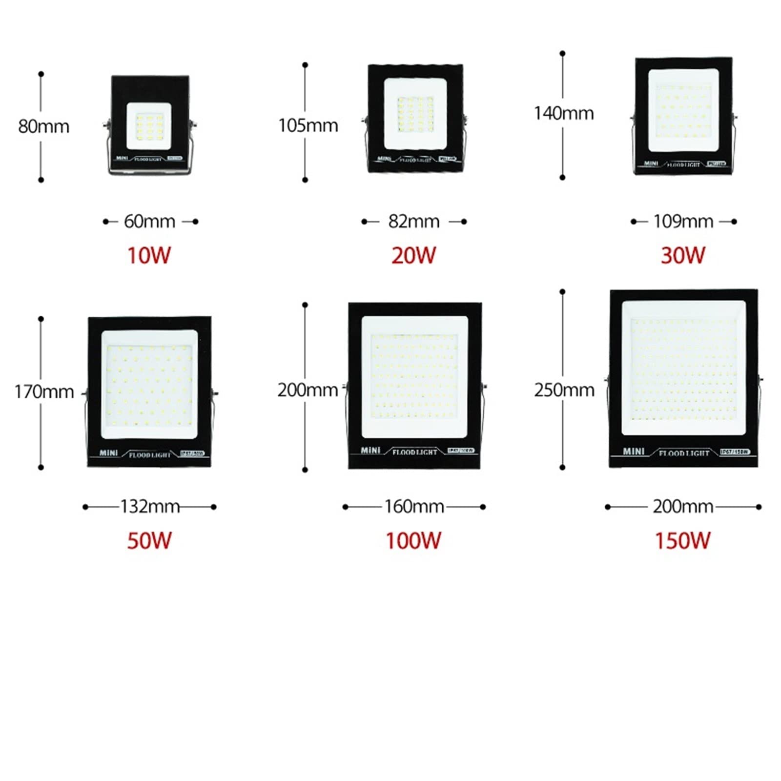 Proiettore LED per Esterni, riflettore LED Impermeabile, faretto per Esterni, Illuminazione Stradale, Lampada da Giardino/AC 220V/bianco Freddo 20W,AC 220v-Warm White150W