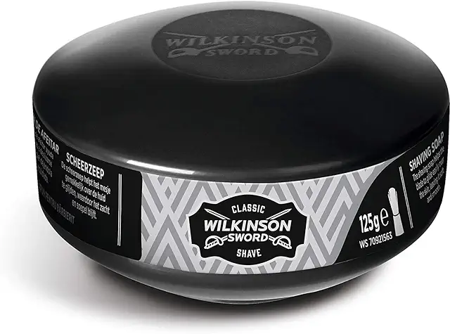 Wilkinson Sword Vintage Men's Shaving Soap Jar - Premium 125g