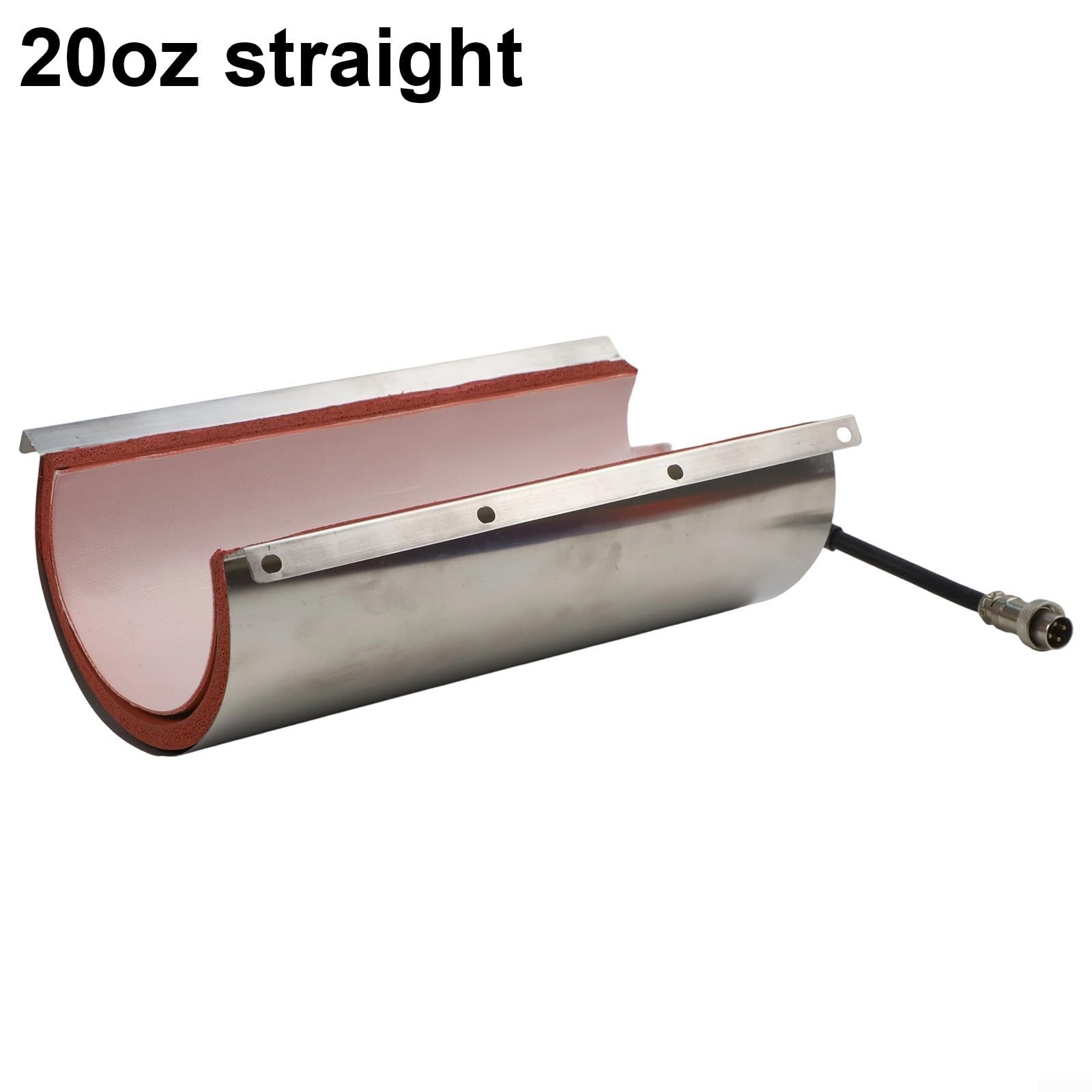 Almohadilla de transferencia de calor para tazas compatible con máquina de impresión por sublimación, silicona + posavasos calientes de acero inoxidable para prensa de tazas de -17.8-204.4 °C