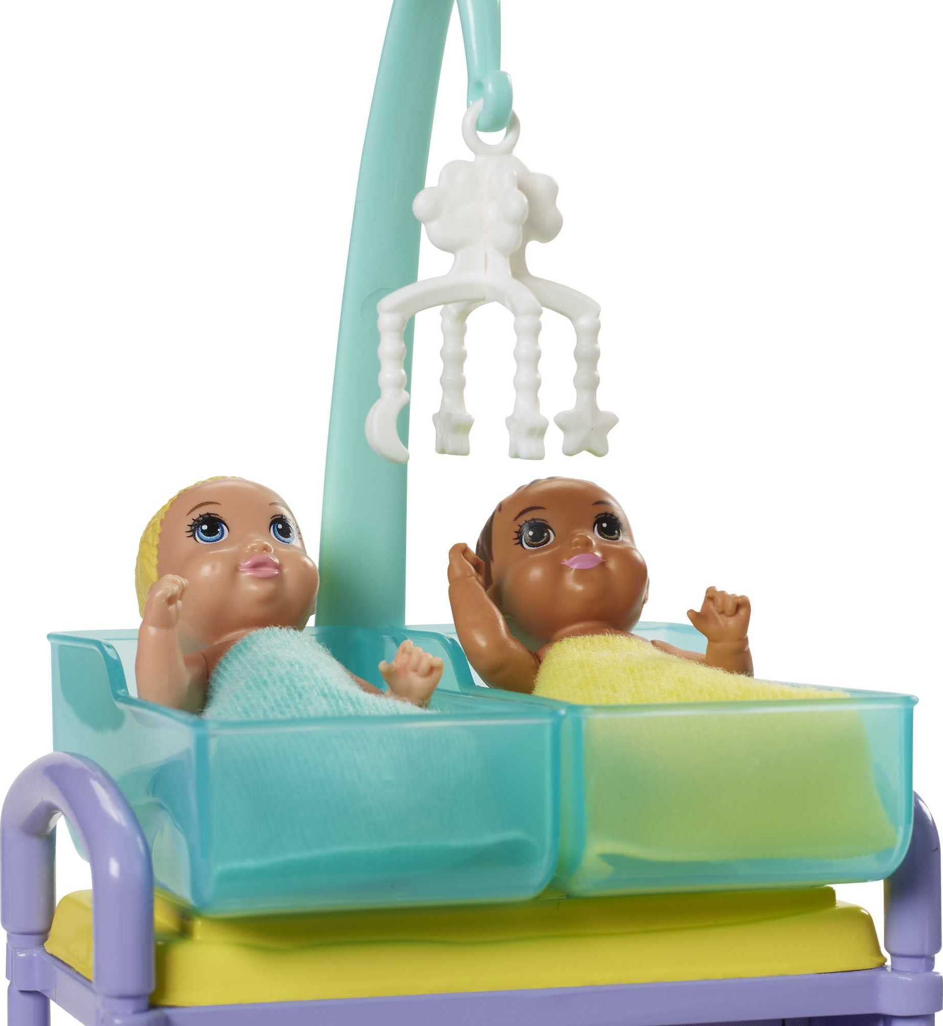 Barbie Baby Doctor Playset with Blonde Doll, 2 Infant Dolls, Exam Table