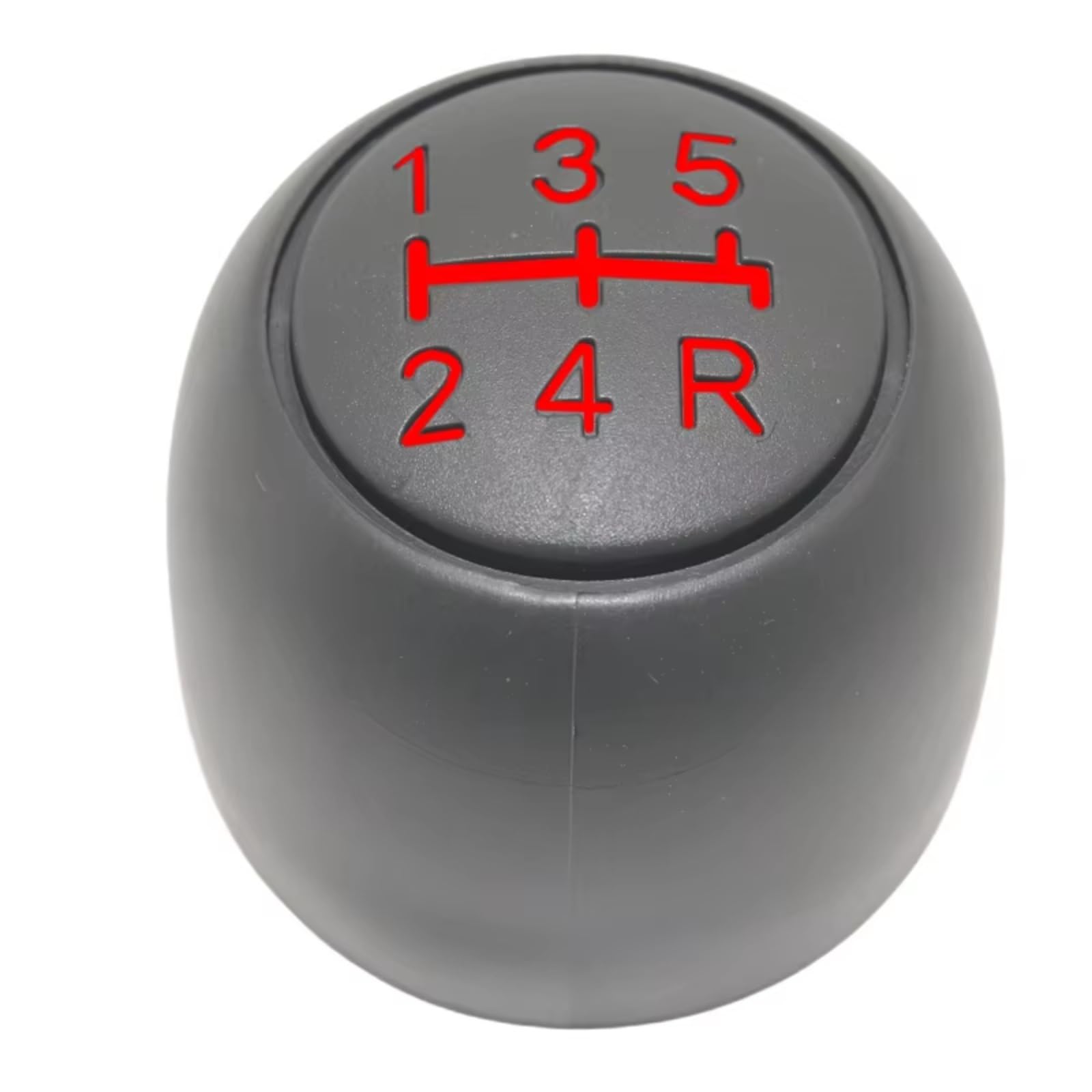 Hillar Gray Red Car Gear Stick Knob For Fiat For 500 500C 2007-2013 For Panda 2003-2012 Manual Selector Handle Ball Gear Shift Knob Lever Change Gearbox Stick Shifter(Gray Red)