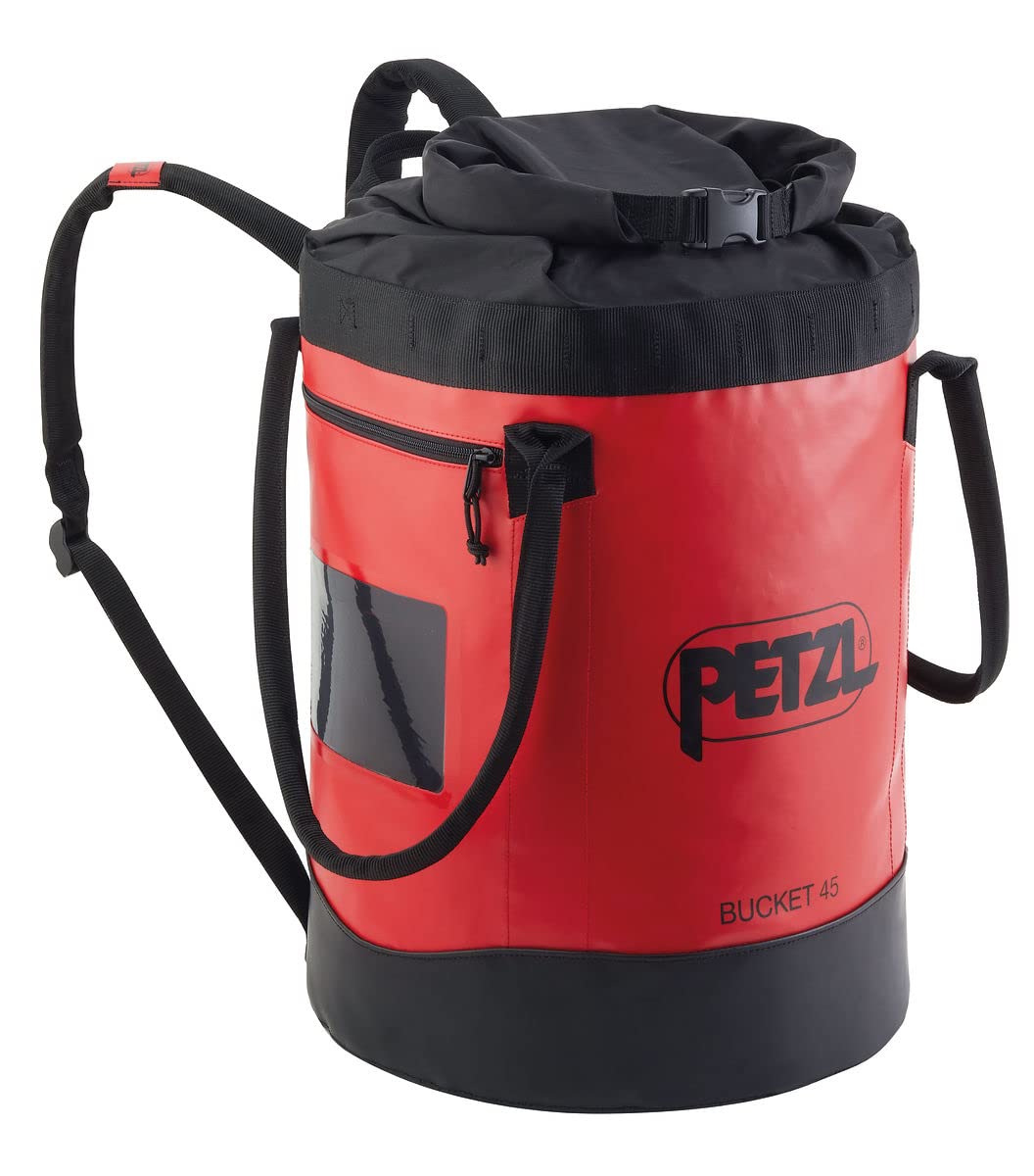 PETZL, Bucket 45, Self -Supporting Holder Bag, Red, 45 Liters, Unisex-Adult — image 1