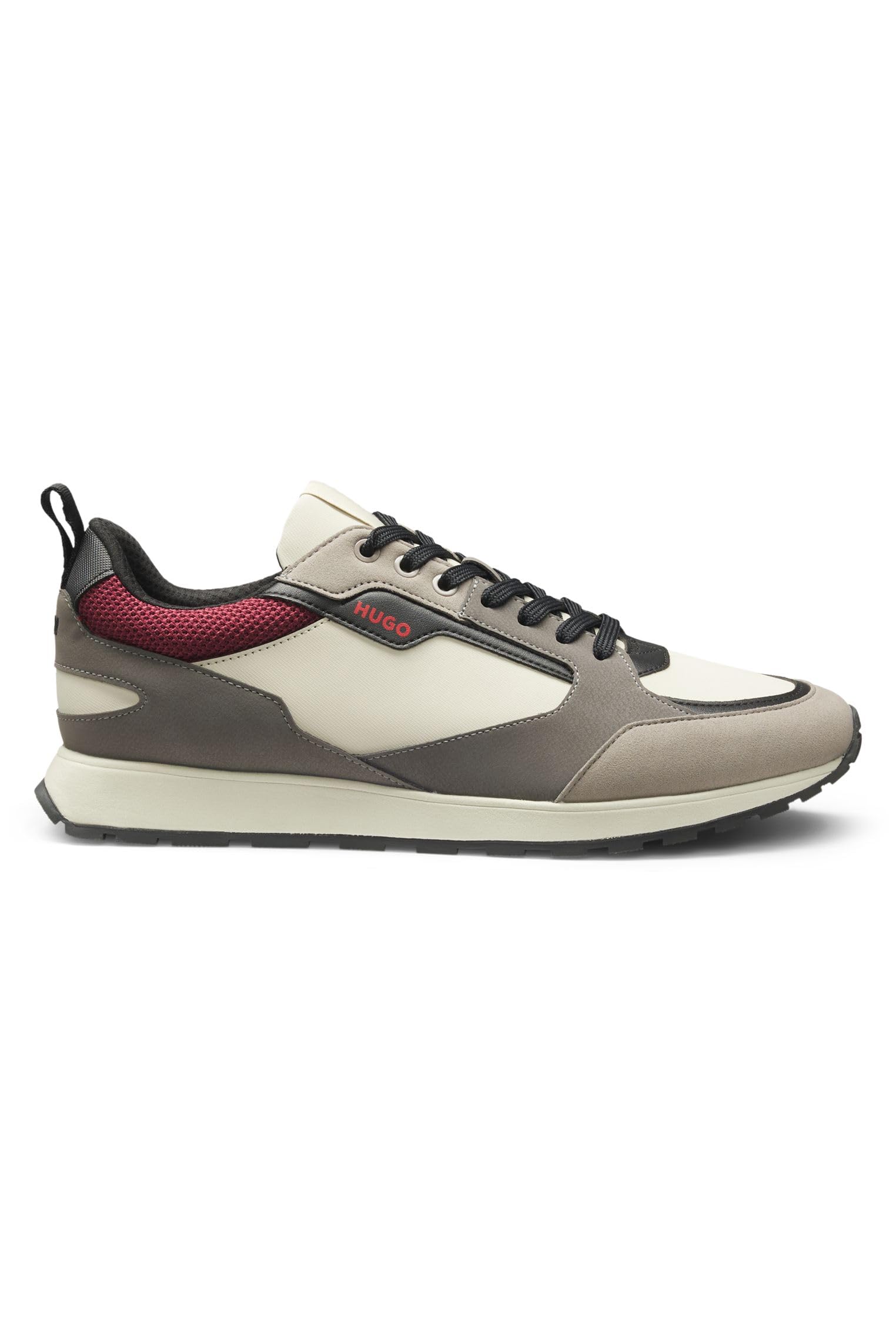 Hugo Men's Icelin_Runn_pupes Trainers, Open Grey, 9 UK