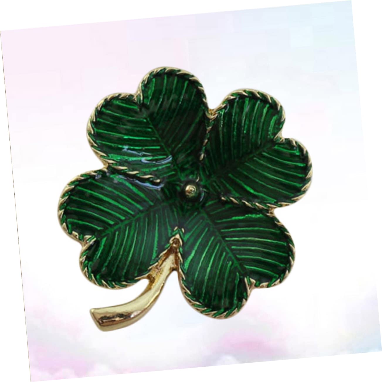 NOLITOY 9 Piezas De Recuerdos De Fiesta Irlandeses Broches De Cuatro Hojas Broches Verdes Embutidoras De Medias Alfiler De Sombrero Ebt Alfileres Irlandeses Accesorios Para El Día
