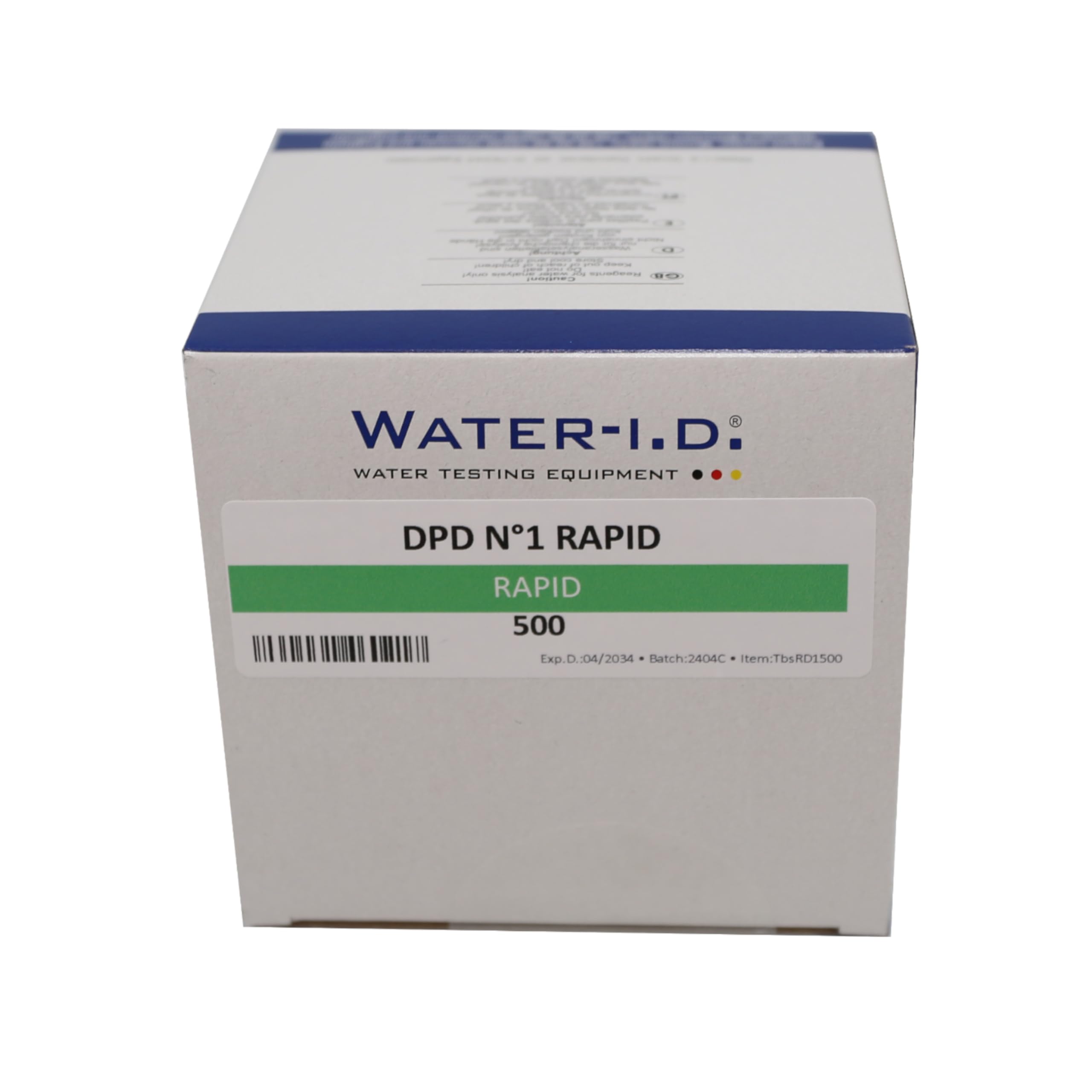 HAF® 500 tabletek testowych DPD No1 Rapid do testera sypkiego - dokładne chemiczne oznaczanie wolnego chloru i bromu – jakość: Made in Germany – ilość: 50 blistrów po 10 tabletek