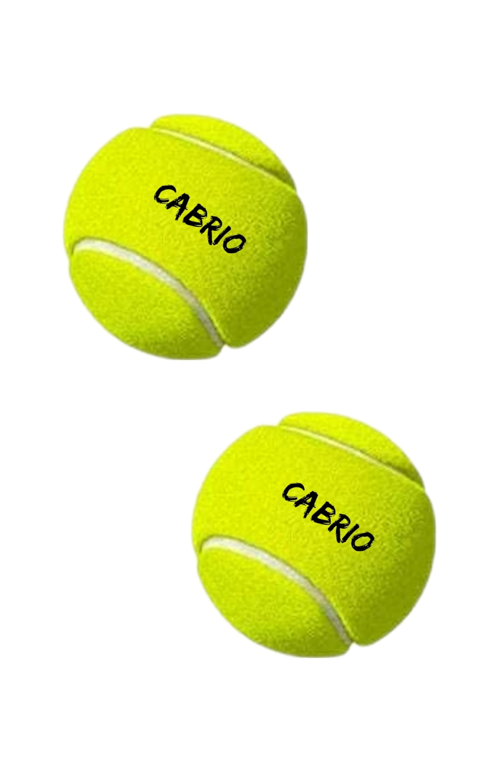 CABRIO Cricket Tennis Ball for Cricket Tournament, Street Match Cricket Ball Tennis for Lawn Cricket Soft Tennis Balls Pack of 2 (B0D5HTDSZS) Amazon Price History, Amazon Price Tracker