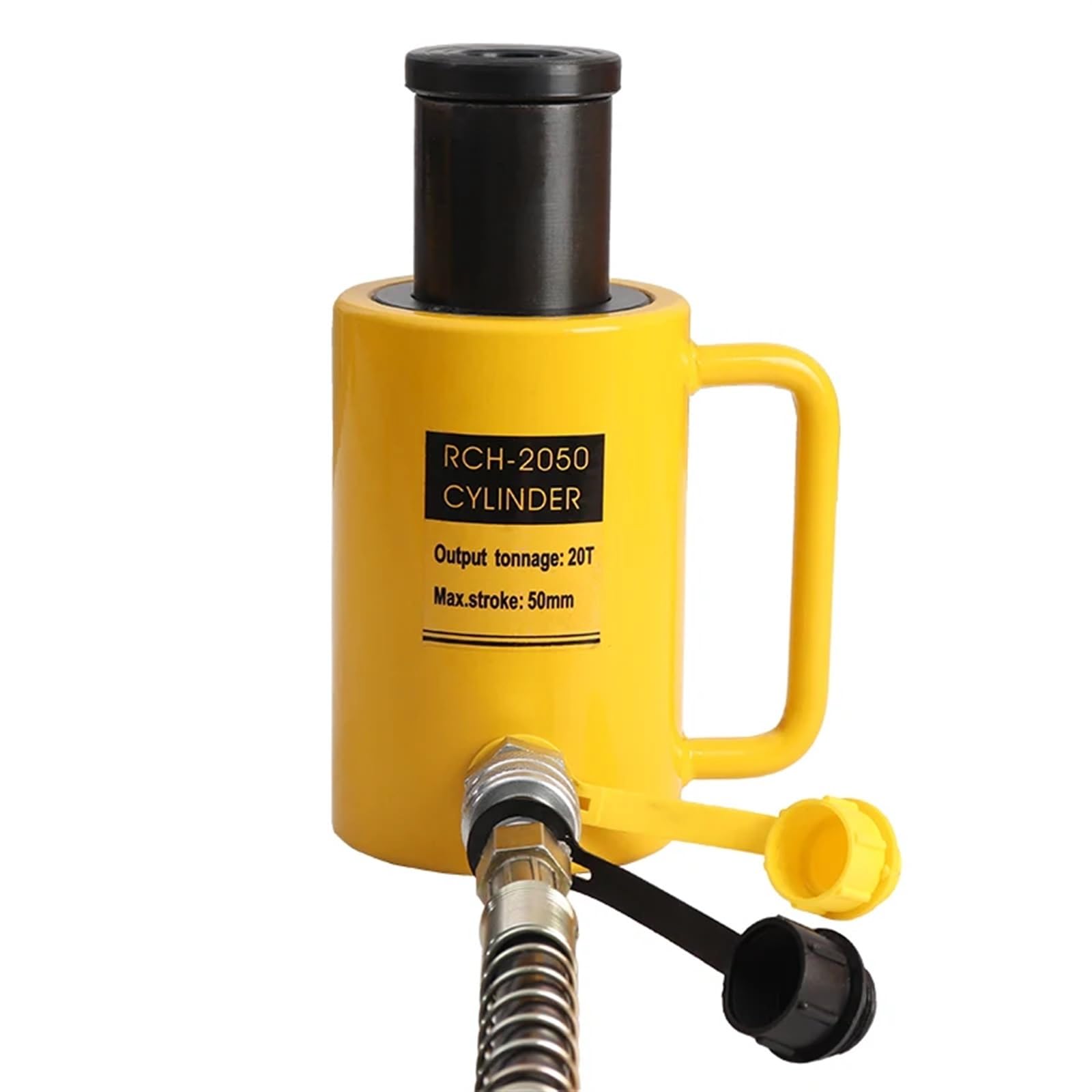 CXFCIHFT 20 Ton 50mm Hydraulic Hollow Hole Cylinder Jack RCH-2050 Ram 20 Tons Stroke 50mm