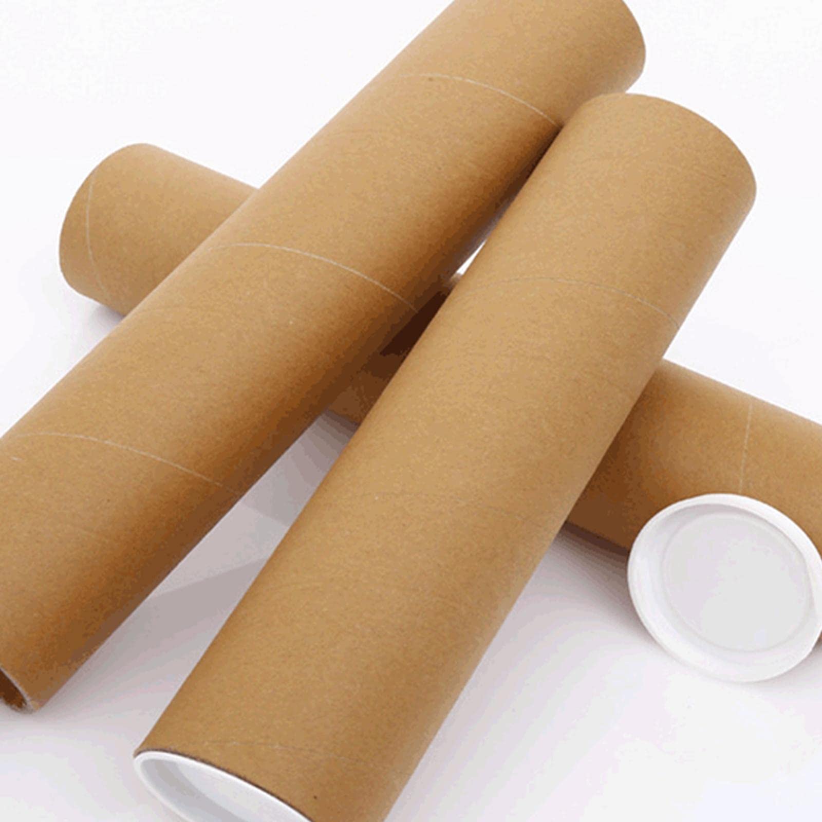 Colcolo Tubos de cartón Largos Tubos de Carteles Grandes para envío por para envío de Carteles de, Los 50cm