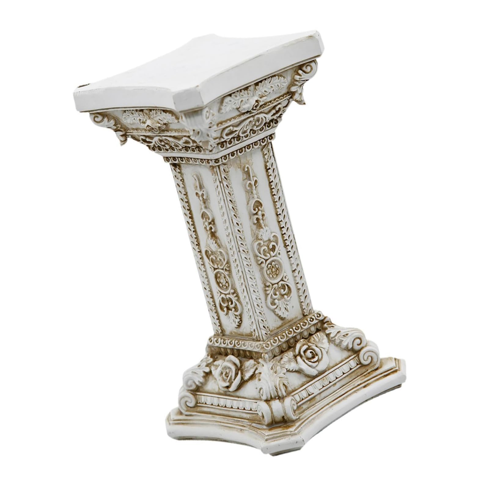 Socle d'exposition pour statues de jardin et aménagement de terrasse classique