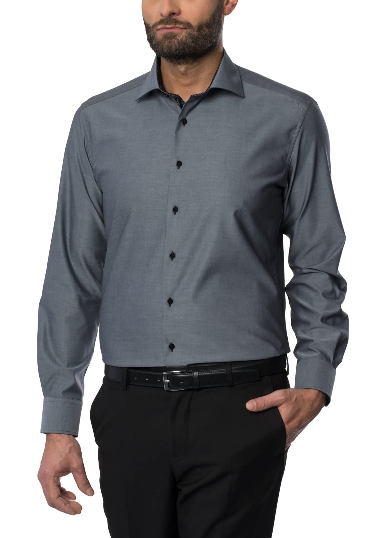 ETERNA Male Hemd unifarben MODERN FIT