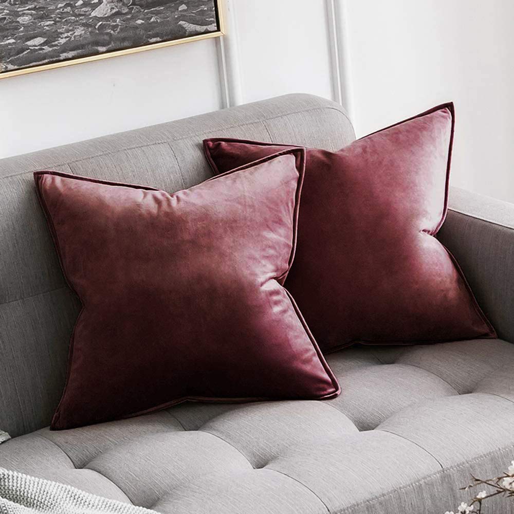 Khooti Decorative Velvet Cushion Cover Pack of 3-18" x 22" / 46 x 56 cm - Jam - Soft Pillow Covers Cushion Case for Sofa Bedroom Livingroom Chair Car, Cushion Cover (B0CZ176VPJ) Amazon Price History, Amazon Price Tracker