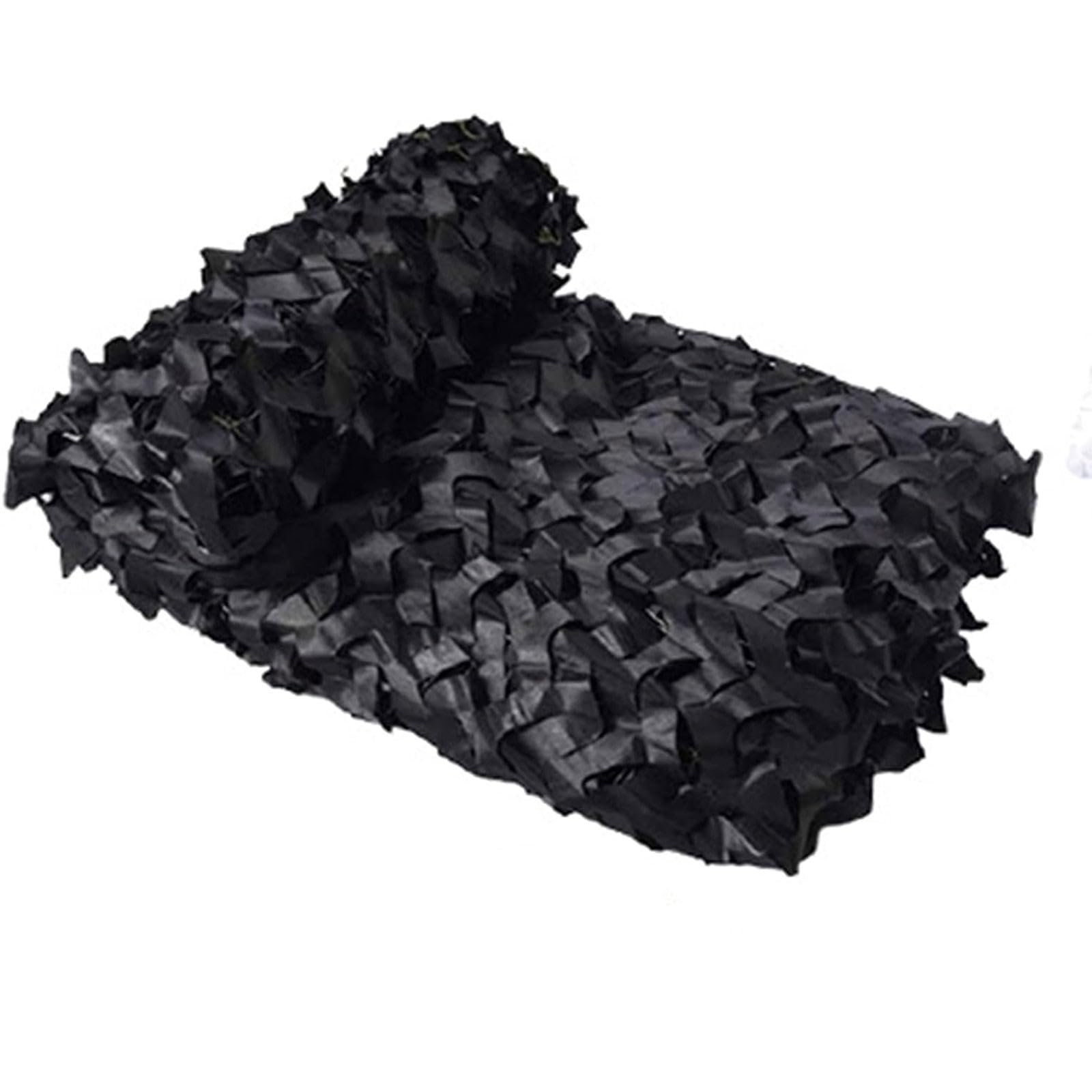 OUdini 210D Camouflage Net, Sunscreen Net Oxfabric, Camo Netting for Camping Hunting Shooting Army Hide Theme Party Decoration, Black/4 * 6M/13 * 20Ft