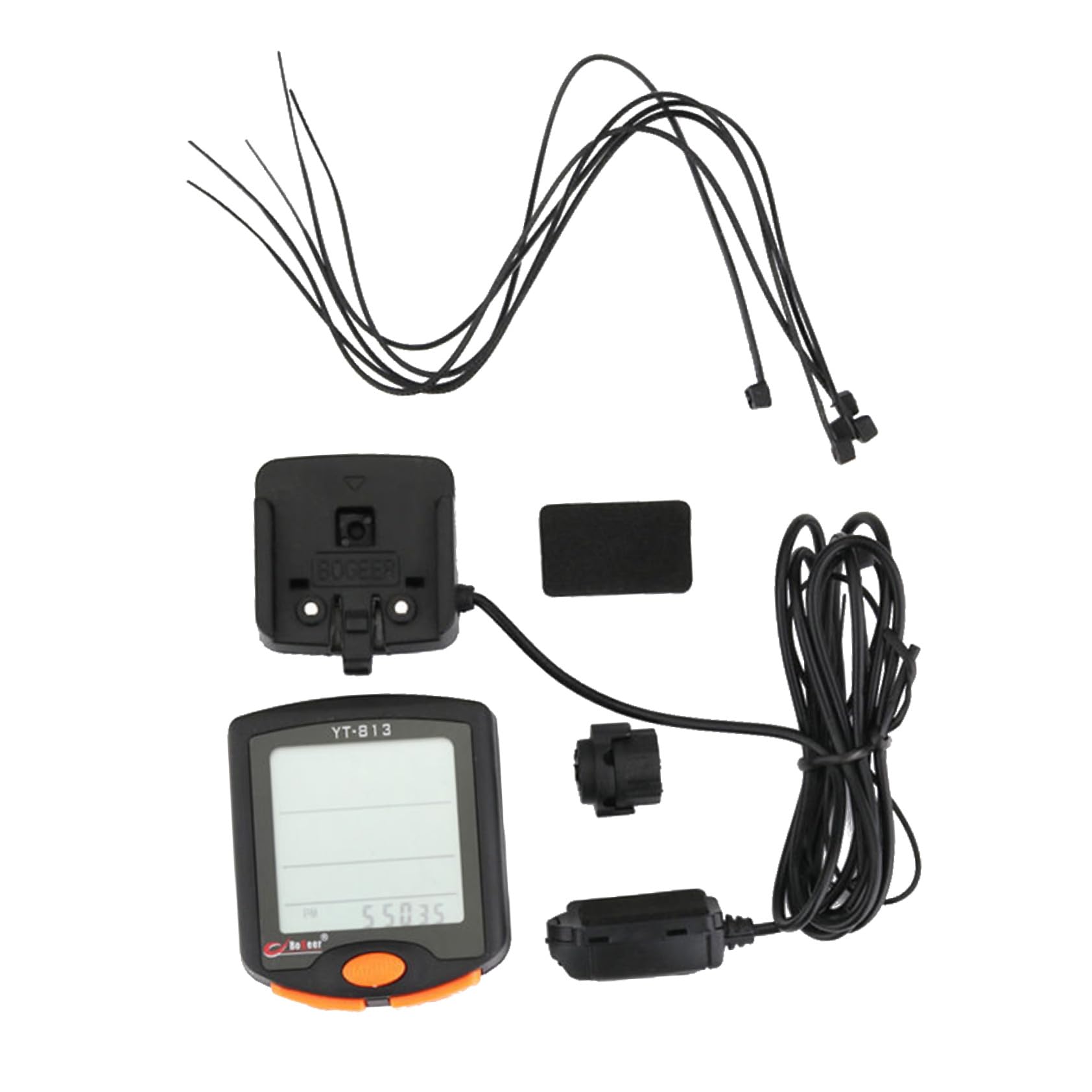 Contachilometri Per Bicicletta Con Display Lcd Retroilluminato Funzioni Di Cronometro e Allerta Odometria Per Ciclismo e Adatto Veicoli