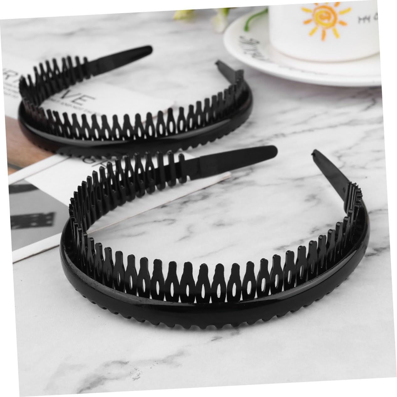 MAGICLULU 3 Set Di Fasce Per Per Donne Con Dentini Senza Fascia Per Per Donne Ragazze E Per Attività All'aperto 10 Pezzi * 3