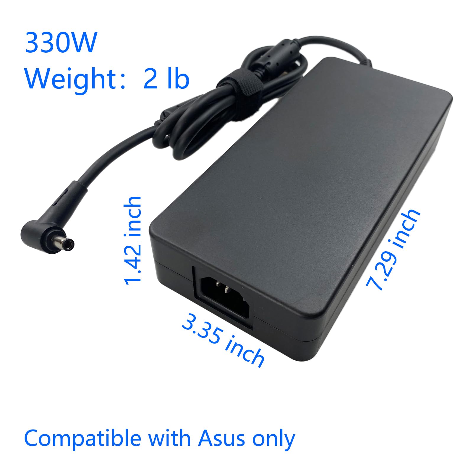Amazon.com: 330W AC Adapter 20V 16.5A A22-330P1A Fit for ASUS ROG