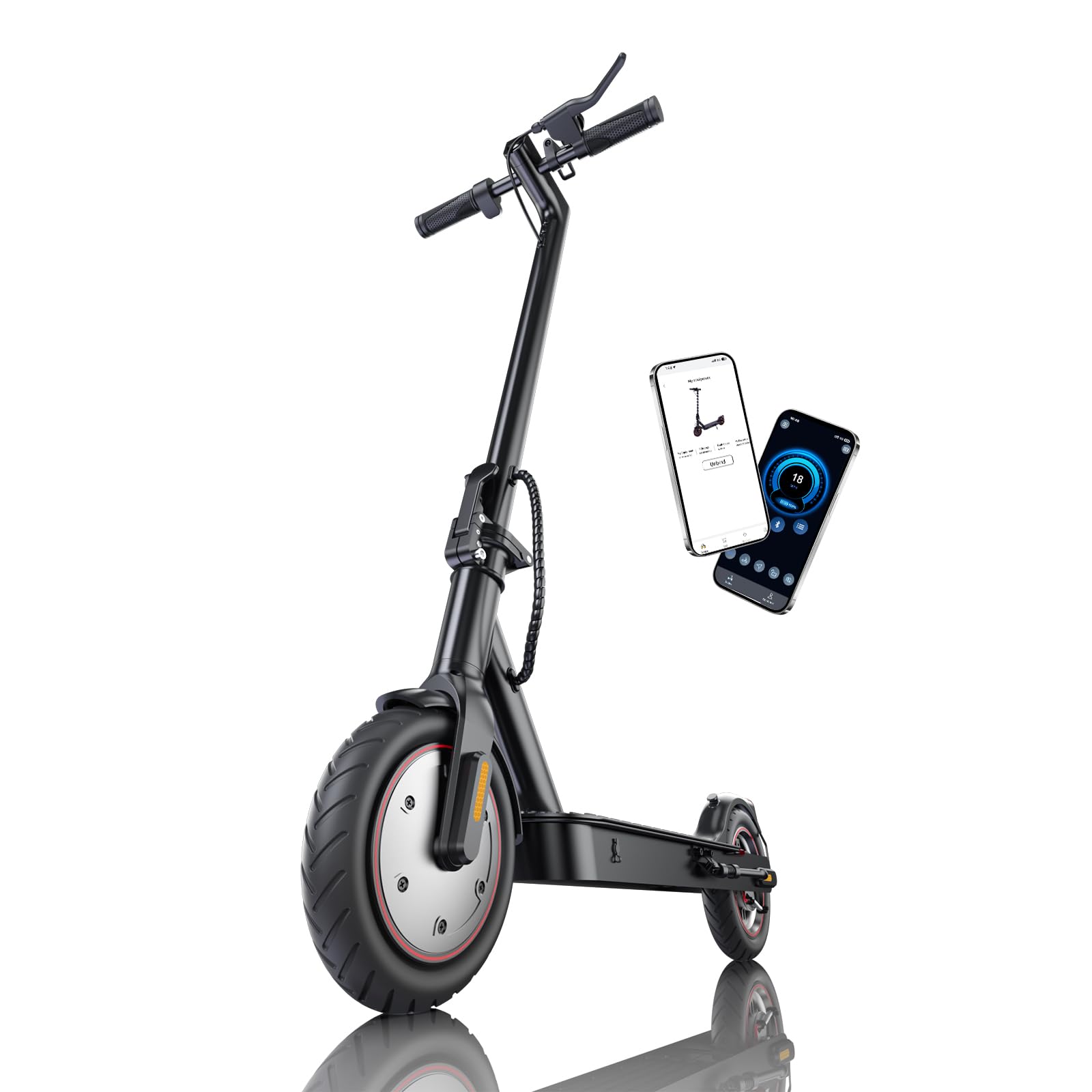 Photo 1 of **STOCK PHOTO, MIGHT HAVE ISSUES WITH FUNCTIONALITY**WAWSCOTE Electric Scooters - Electric Scooter for Adults, 500W Peak Motor, 18 Max MPH, 21 Miles Range, APP Control, Lightweight Foldable E-Scooter