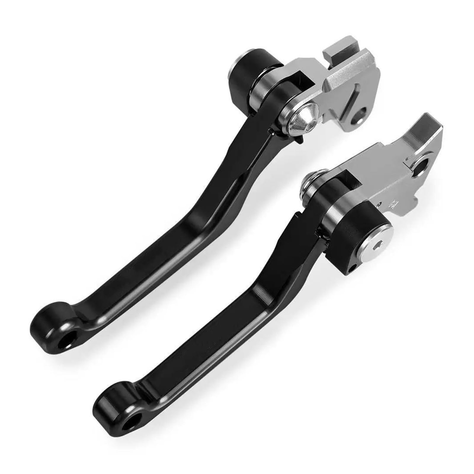 Yaxfbrhgc Black For Yamaha Dt125 Dt 125 1987-2005 Cnc Aluminum Motorcoss Pit Dirt Bike Pivot Foldable Brake Clutch Levers With(Black)