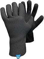 Glacier Glove Men's Ice Bay Waterproof Neoprene Fishing Gloves - Fleece-Lined, Sharkskin Grip, Blind Stitched Seamless Palm