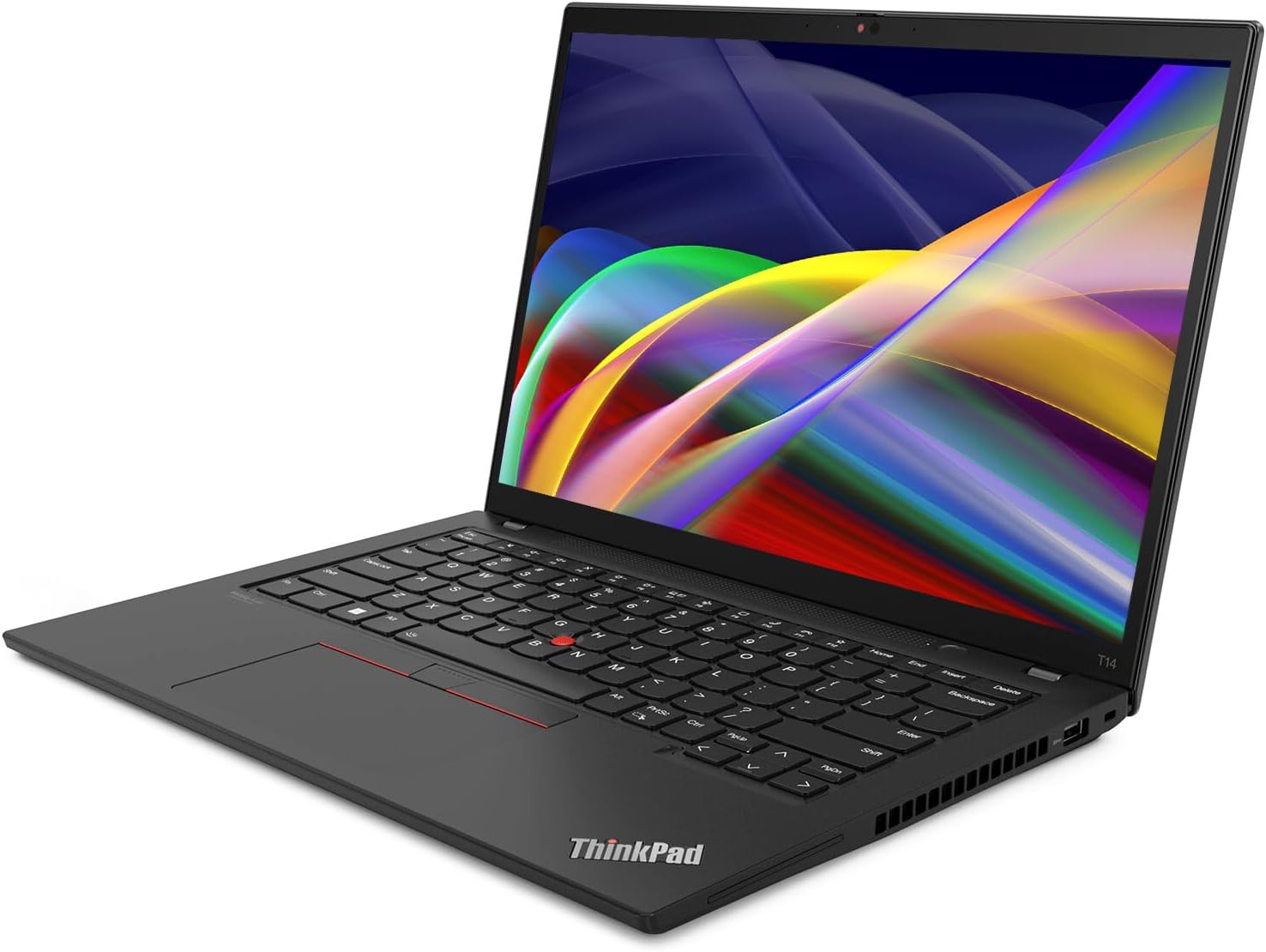Lenovo Thinkpad T14 Gen 3 14" Laptop, i5 1245U, 16GB DDR4, 512GB NVMe SSD, Thunderbolt 4, HDMI, Webcam, Windows 11 Pro - Black (Renewed)