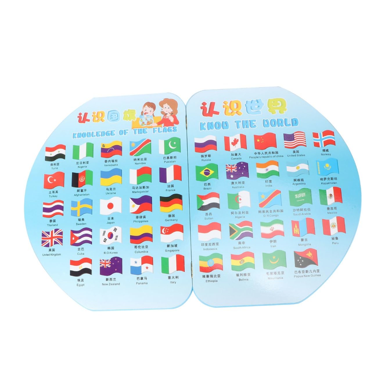 Juguete Cognitivo Geográfico de Madera para Niños y Niñas, Tamaño Mediano, Educativo Temprano, Color Natural, Desarrollo Creativo, Aprendizaje Divertido, Juego de Conocimientos