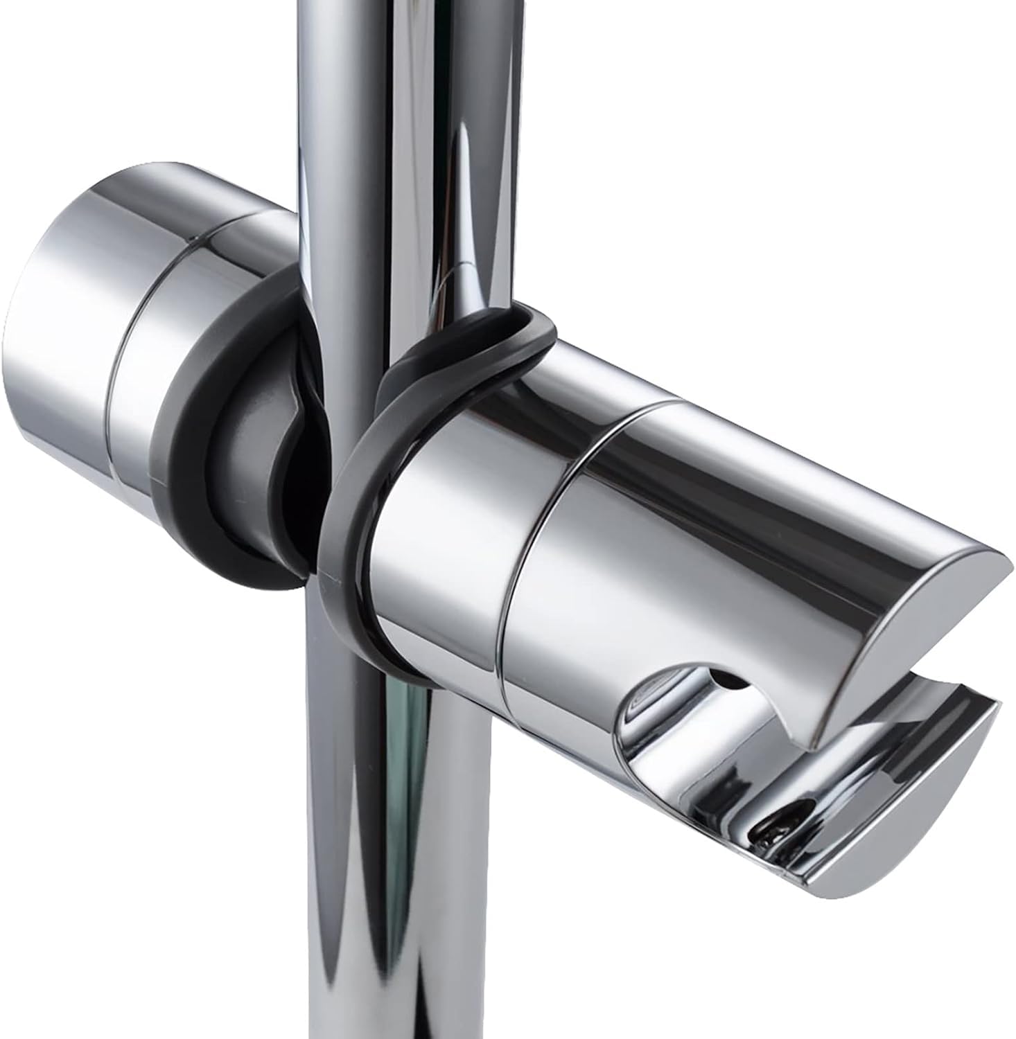 Mkauyycb Silver Shower Wand Holder Showerhead Bracket, Replacement, Adjustable 18–25 Mm