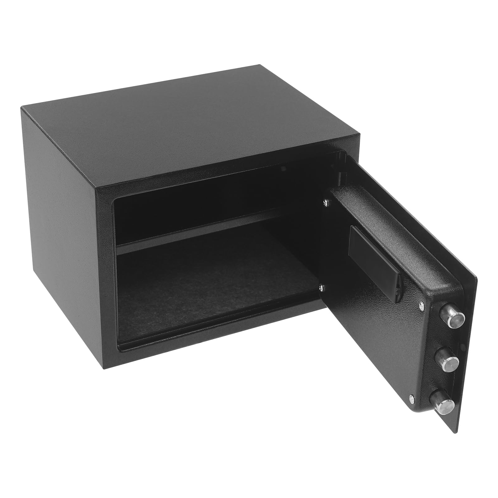 Cassaforte, cassaforte con ripiano estraibile, sa-fe elettronico con ripiano estraibile, cassaforte per uso domestico, per riporre oggetti di valore come gioielli, documenti (22 l)