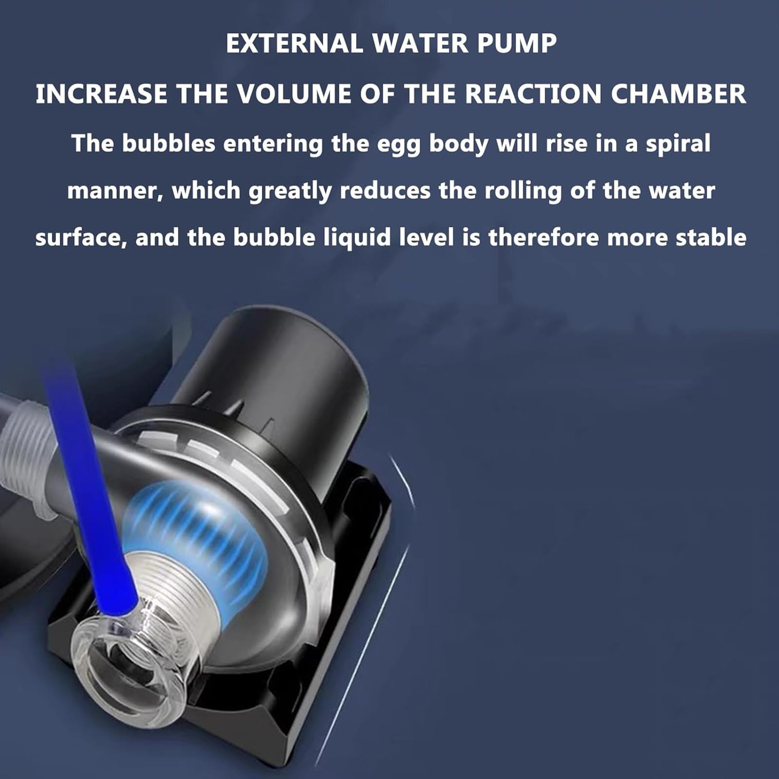 Écumeur De Protéines pour Aquariums d'eau De Mer, Écumeur Interne pour Aquarium, Réglage du Débit d'eau sur 10 Niveaux, Filtration Efficace, Amélioration De La Qualité De l'eau