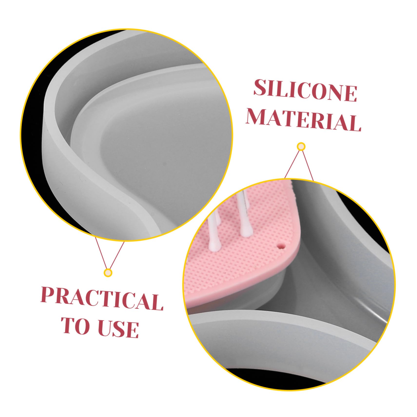 Sewroro 5sätze Diy Silikonform Für Luftkissenkamm Teiliges Aus Epoxidharz Kreative Gießform Für Kunsthandwerk Wiederverwendbar Und Leicht Zu Reinigen Für Diy-projekte