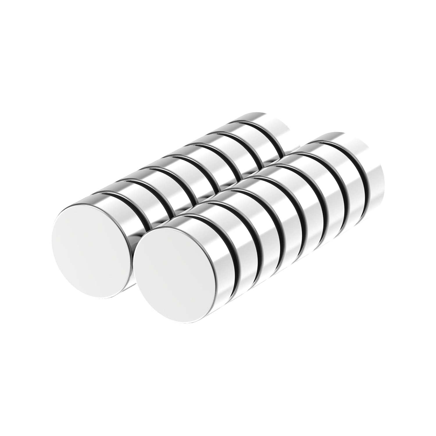 Powerful Rare Earth Magnets, 3/4" D x 1/4" H - 16 Pack, Super Strong Mighty Neodymium Round N35 Thick Magnets for Fridge,DIY,Building,Scientific,Craft, and Office Magnet