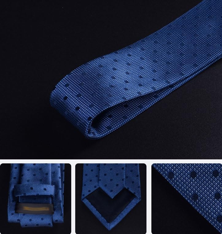 8in men's business yarn-dyed hand-tied tie professional work formal shirt