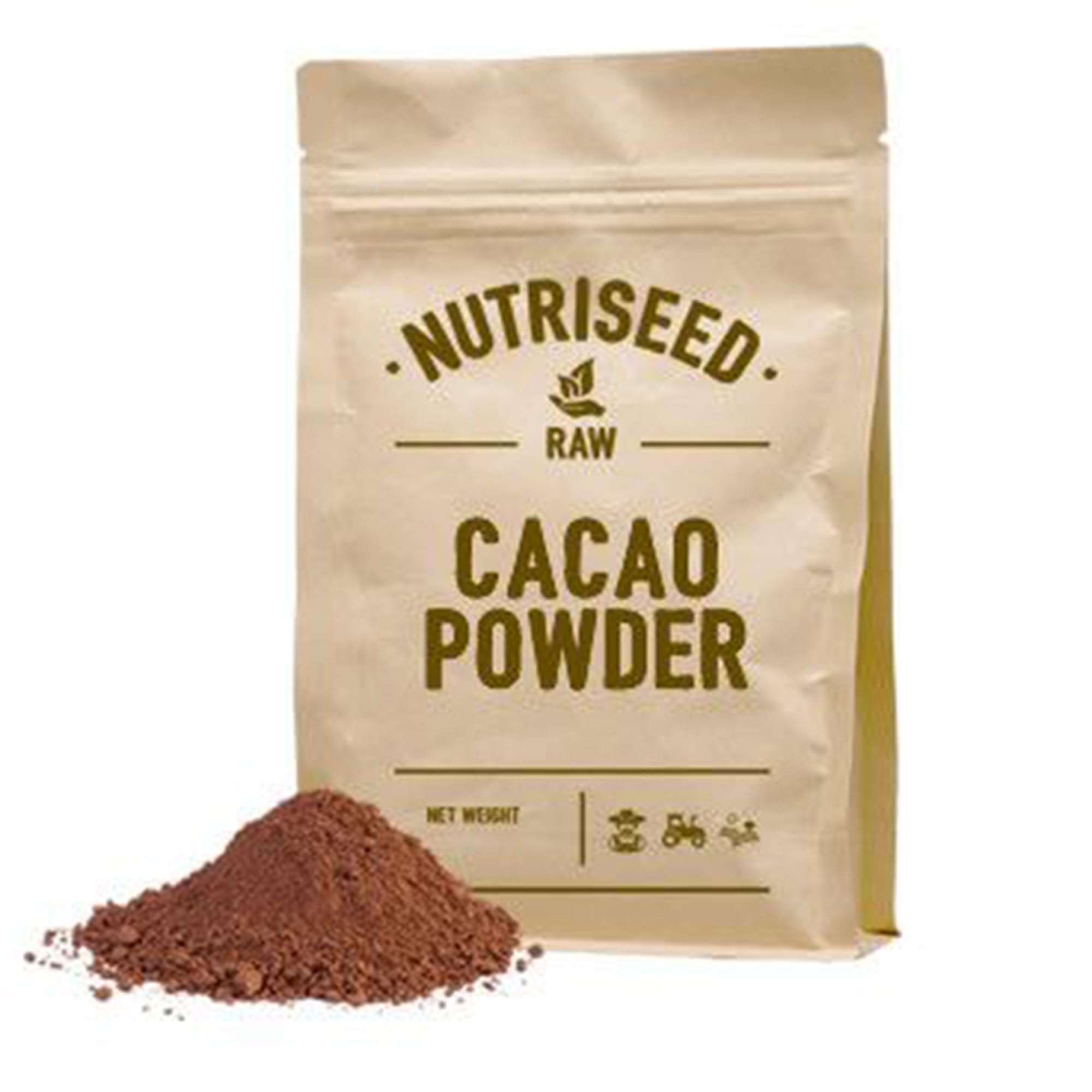 Cacao/Cocoa Powder 500g - 100% Natural, Contains Antioxidants, Flavonoids, Magnesium, Calcium, Fibre, Protein, Nutrients & Minerals, Pure Chocolate Flavor, Vegan-Friendly, Gluten-Free