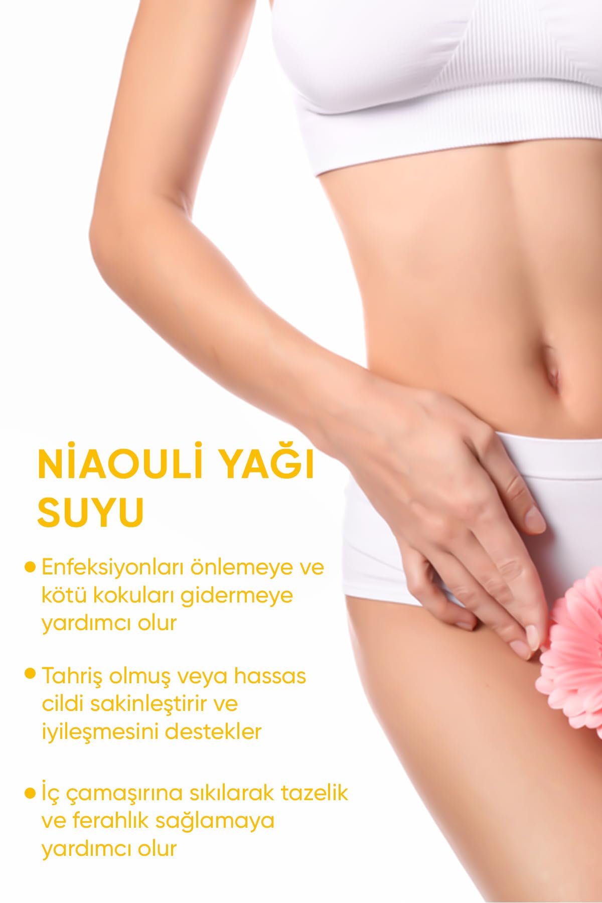 Niaouli Yağı Suyu - Genital Giderici Ve Koku Önleyici İntim Bakım Sprey 50 ml