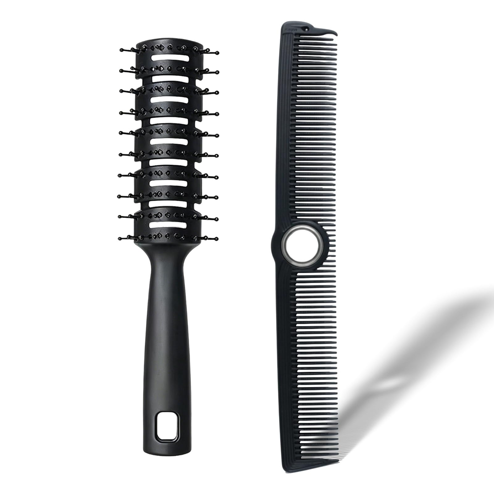 Amazon.com : Spinning Barber Comb, Professional Anti-Static Fine Tooth Hair Cutting Comb with 360° Rotating Bearing, Heat Resistant PEK Material Fidget Spinner Comb for Salon Barbershop and Home Use (Black) : Beauty