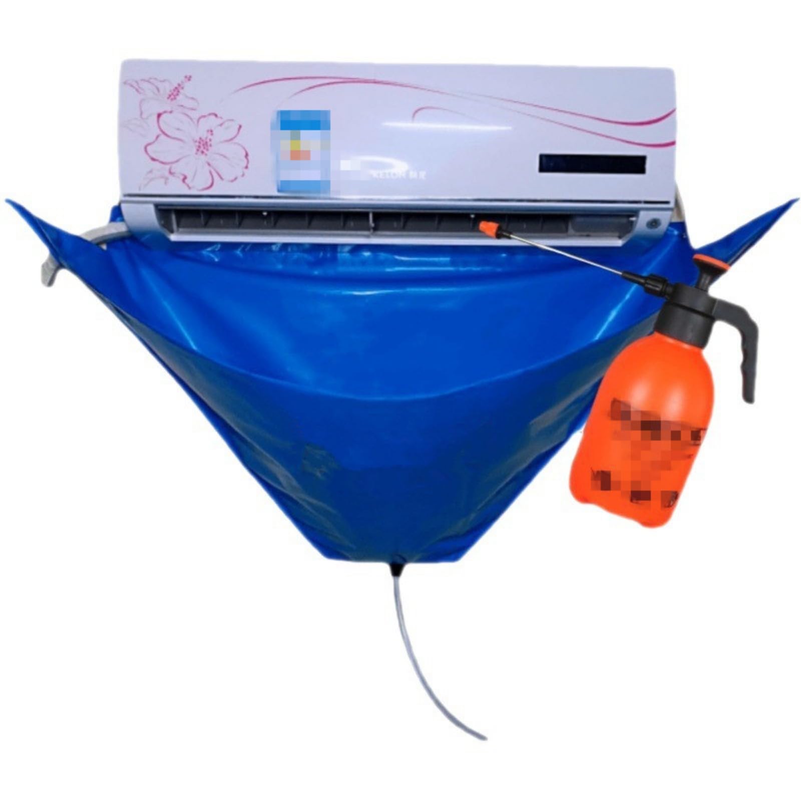 12 pezzi Kit di pulizia del condizionatore d'aria a parete coperchio di pulizia della polvere del condizionatore d'aria pulizia aria condizionata kit pulizia clim Coperchio di pulizia del