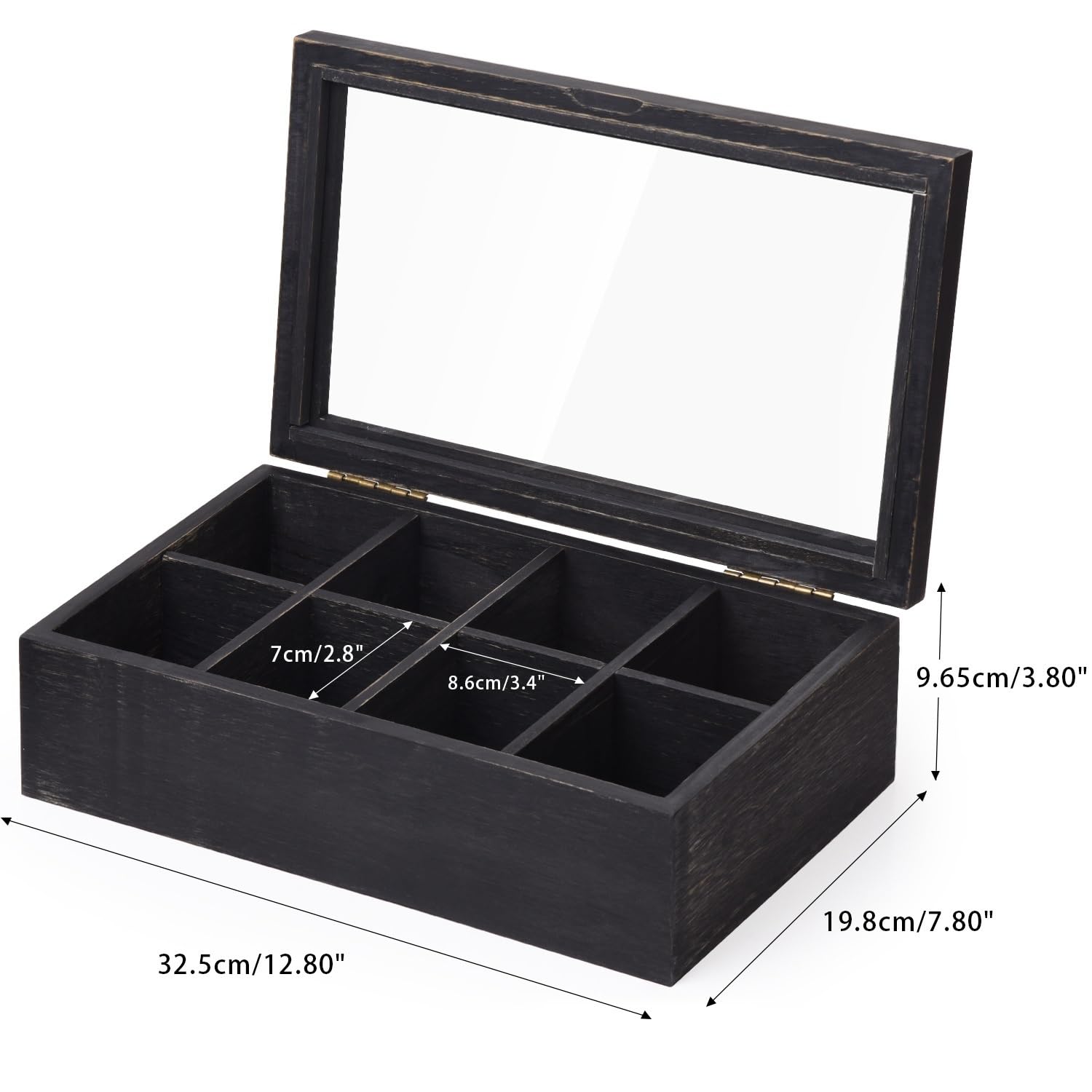 Amazon.com: Alsonerbay Wooden Tea Box Tea Bag Holder Kitchen