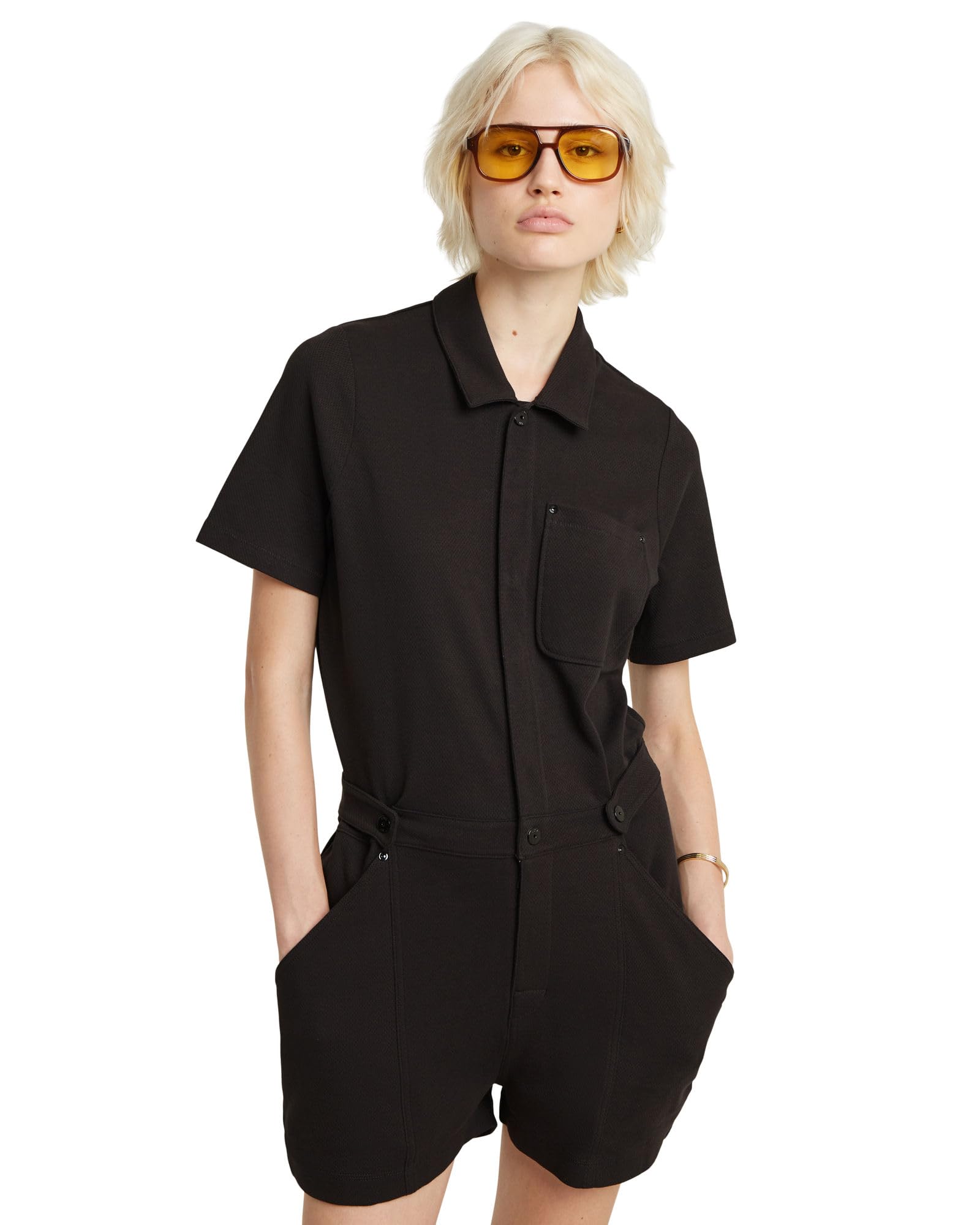 G-STAR Para Mujer Mono Track, Negro (dk black D24577-D275-6484), XXS