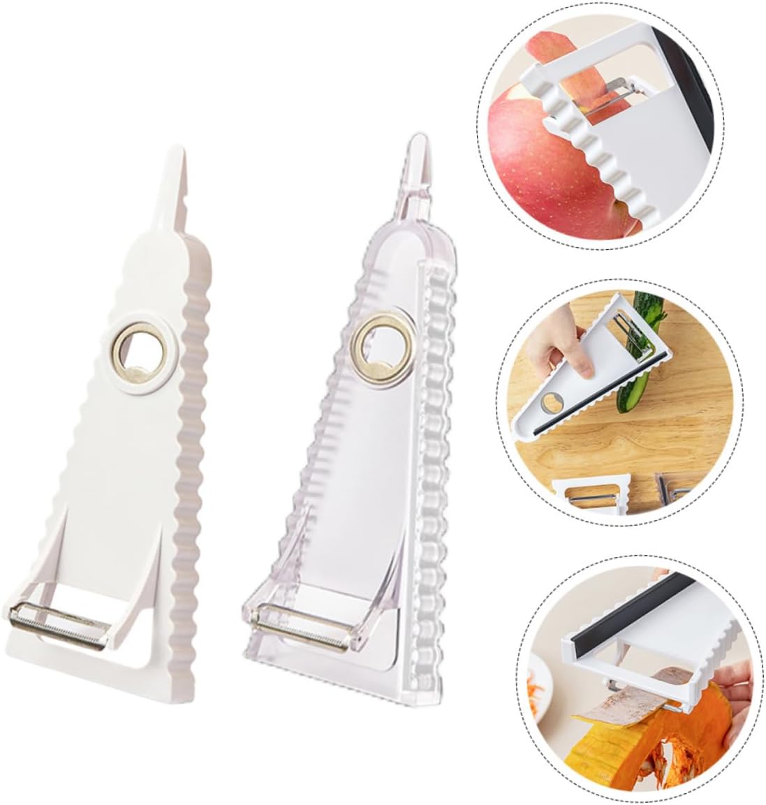 2pcs Grater Multipurpose Vegetable Slicer Stainless Steel Multifunctional Peeler Vintage Bottle Opener Can Opener Stainless Steel Antique Cheese Abs White Handheld Bottle Cap