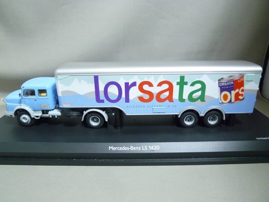 入手困難シュコー メルセデスベンツ LS1620 Lorsata Amazon | シュコー 1/43 メルセデス ベンツ LS1620 トレーラー