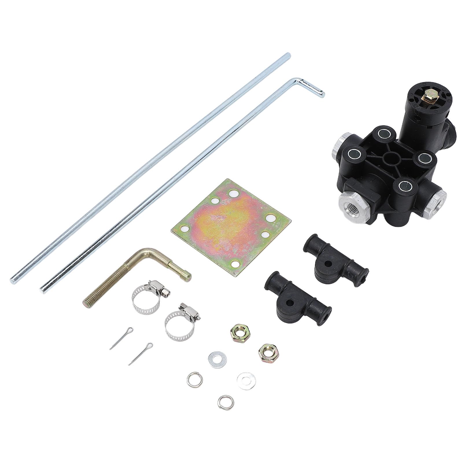 Bewinner Kit de Valve de Contrôle de Hauteur de Suspension Pneumatique, Kit de Valve d'air de Contrôle de Nivellement de Hauteur KN27000, de Réglage Automatique de la pour Camions et Véhicules
