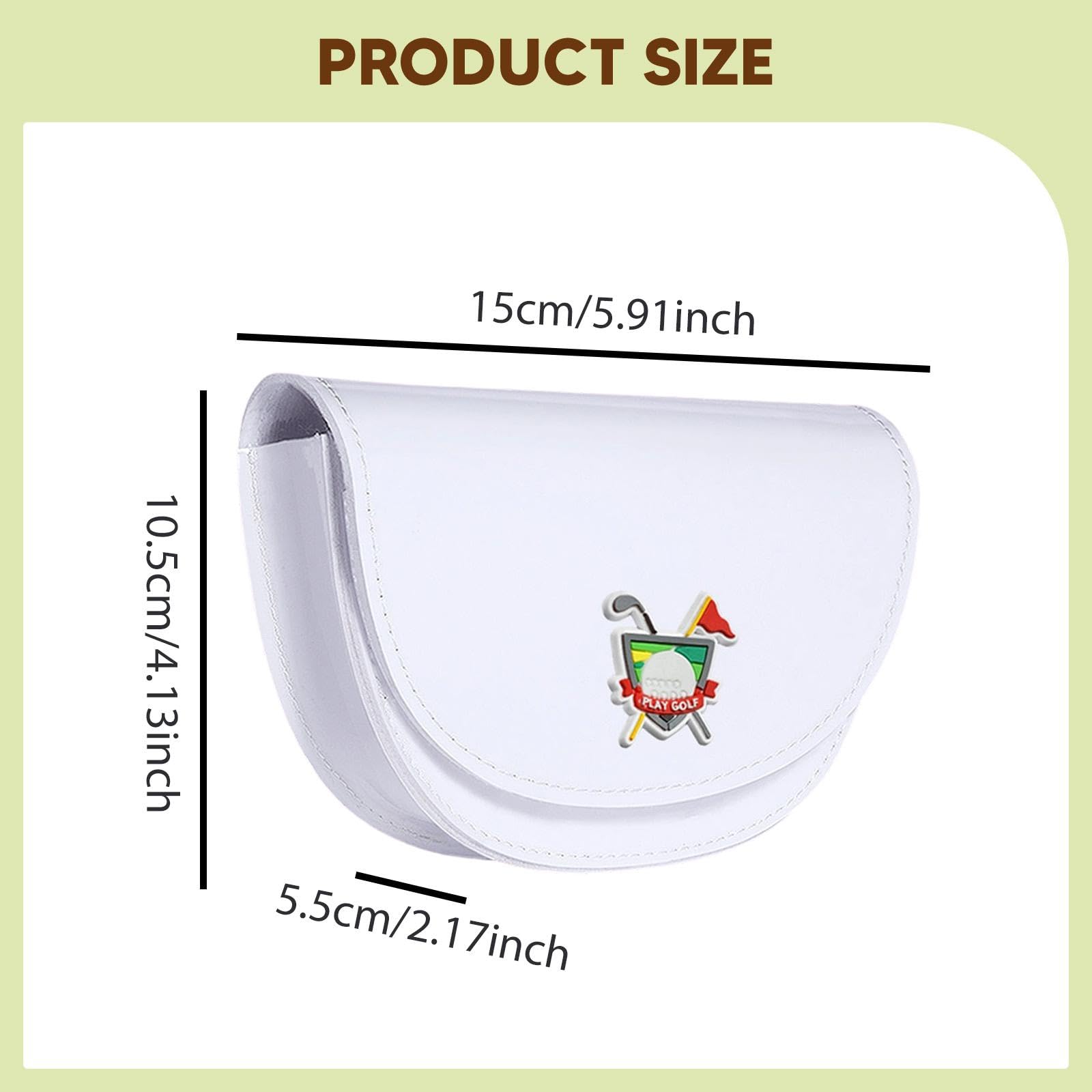 Harilla Estuche de Transporte para telémetro de Golf, riñonera compacta para Pelotas de Golf, Accesorios Deportivos, Regalo para golfistas, Funda Protectora