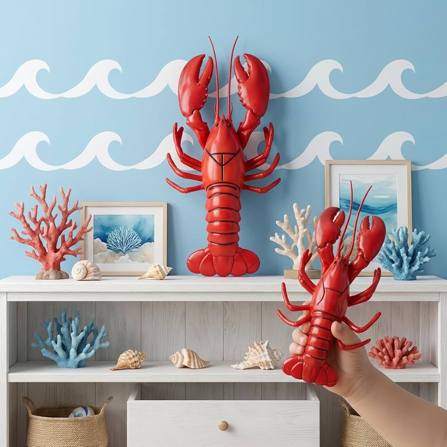 Amazon.com: Gresorth 11.4 Inch Big Fake Lobster Figurine Plastic