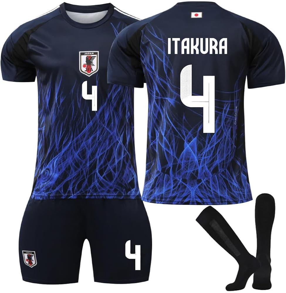 Amazon.co.jp: [XinShang] 24-25 サッカーユニフォーム 日本代表 背