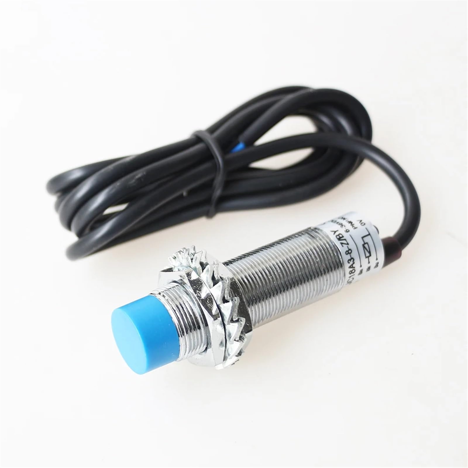 Capacitive Proximity Switch CM18 LJC18 Sn: 8mm DC6-36V AC90-250V NPN PNP NO NC NO+NC capacity proximity sensor (Color : Sn distance 0-5mm, Size : NPN_NO)