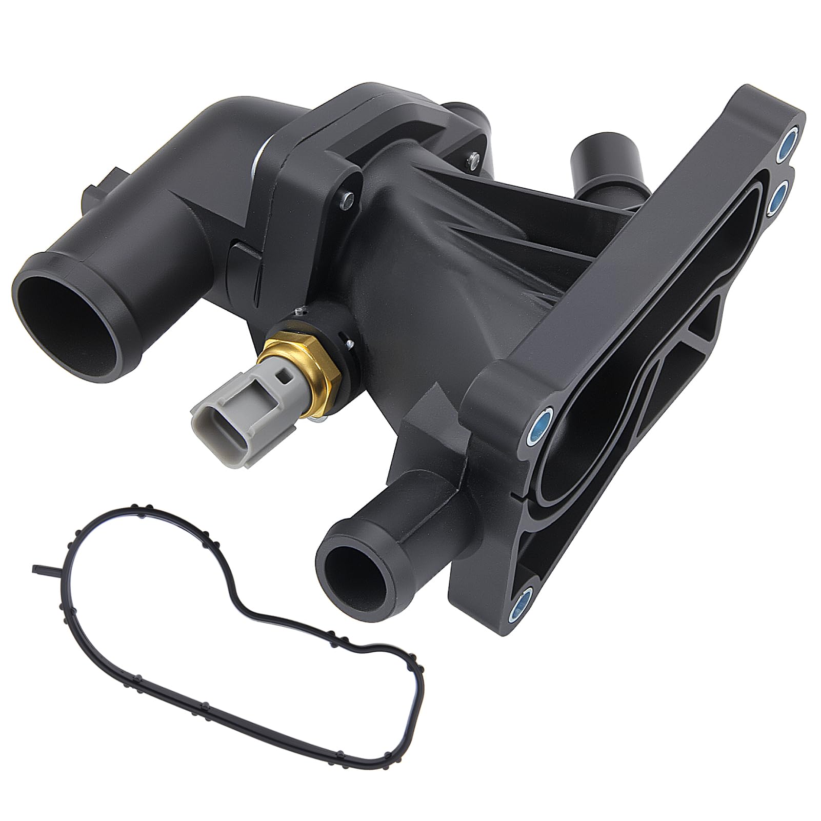 DOCAS Termostato 1872633 Compatible para Ford B-MAX JK C-MAX II Fiesta 6 7 8 Focus 3 Mondeo 5 1.0 EcoBoost