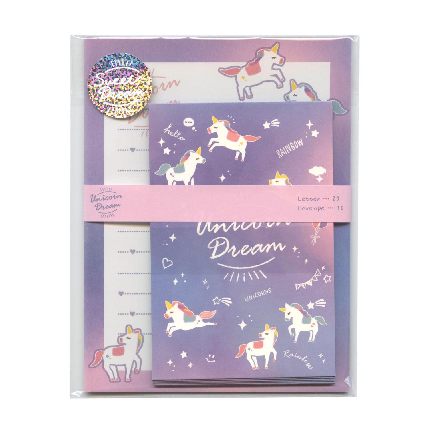 Amazon.co.jp: DREAM DAYS Sweet Dream レターセット【ユニコーン