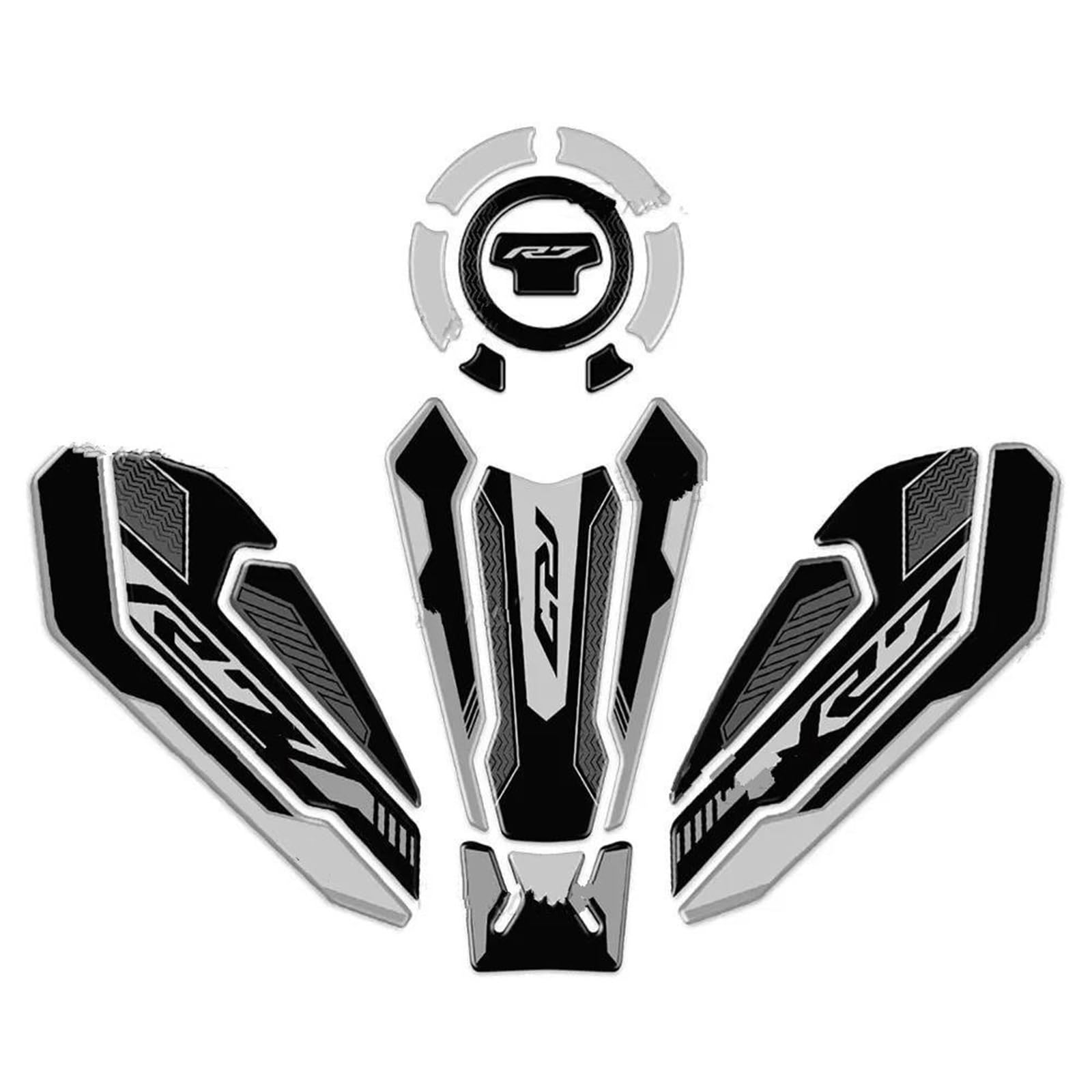 Tank Pad Sticker Motorcycle Fuel Protection Decal for R7 YZF YZFR7 2021-2024 Fairing Sticker