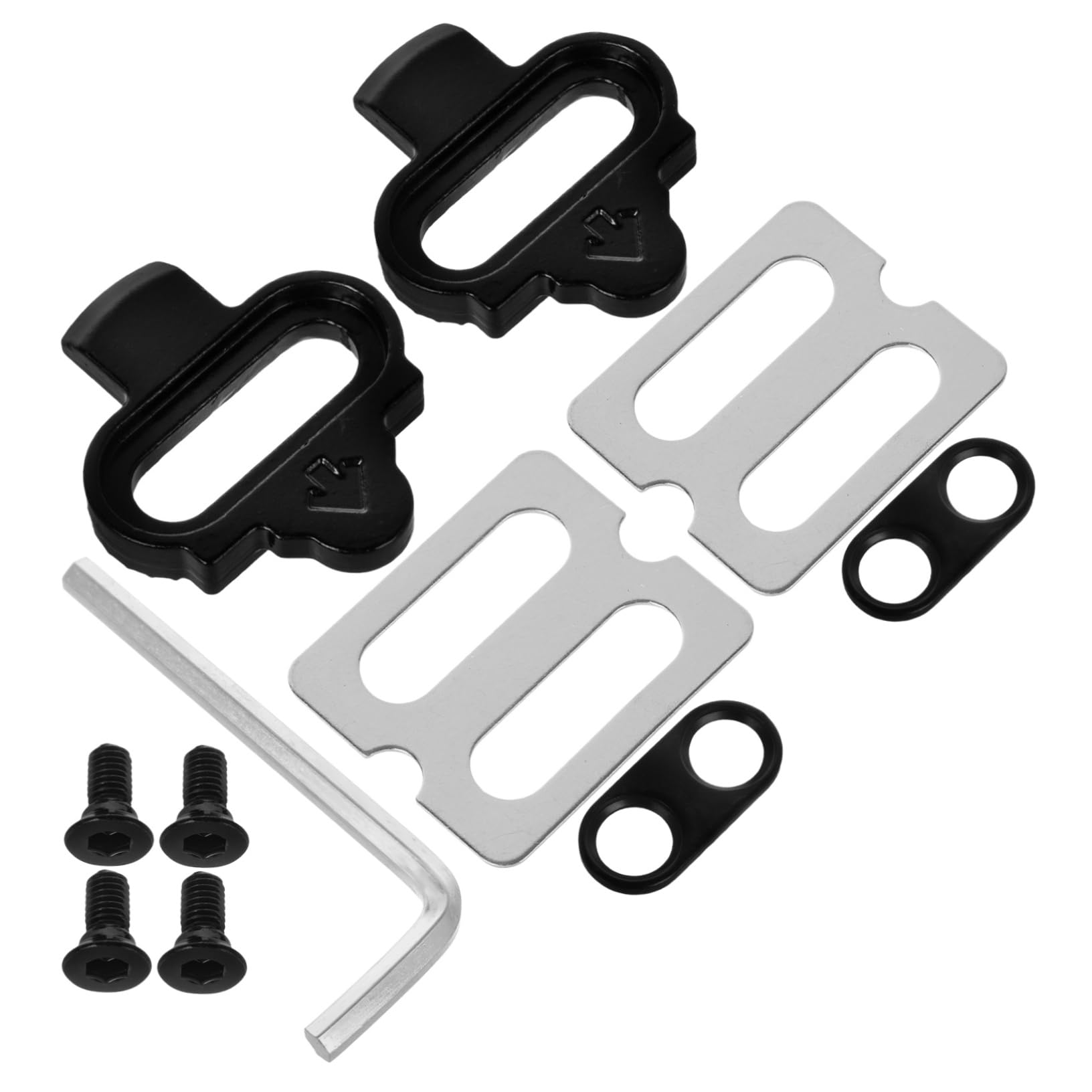 KOMBIUDA Cycle Shoes Cleat Road Bike Cleat Mountain Bike Clip Durable Quick Locking Easy Install